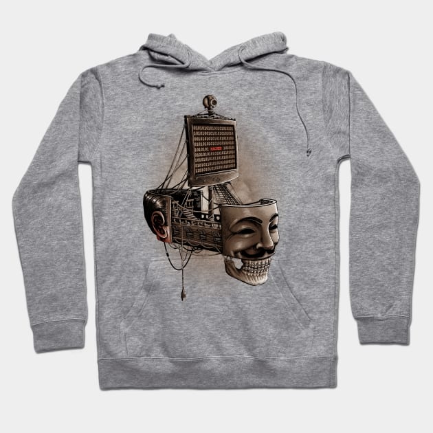 Destructured Pirate #7 Hoodie by Vinsse